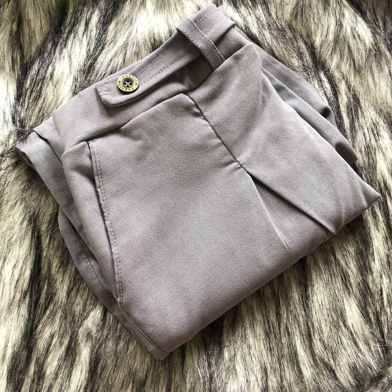 شلوار مردانه مدل کتان کد GL048 رنگ طوسی