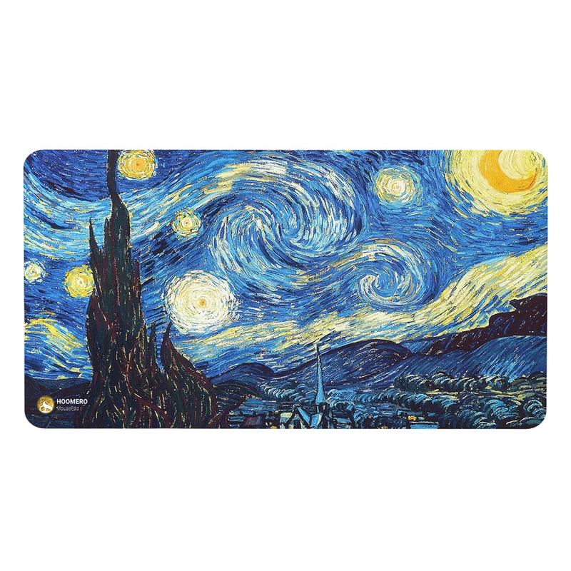 ماوس پد هومرو مدل MX045 طرح نقاشی شب پر ستاره ونگوگ