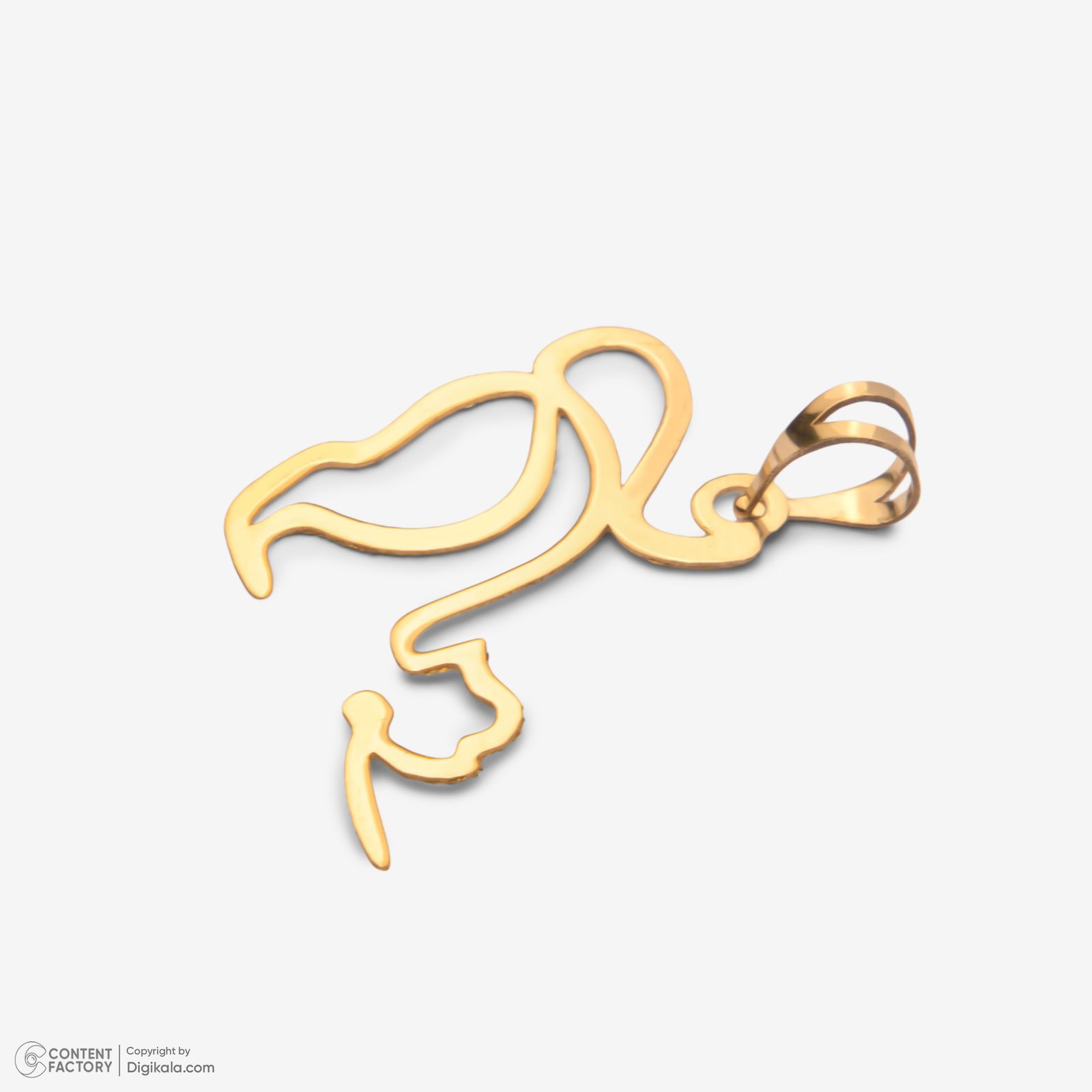 آویز گردنبند طلا 18 عیار زنانه مایا ماهک طرح گربه کد MM2168 -  - 3