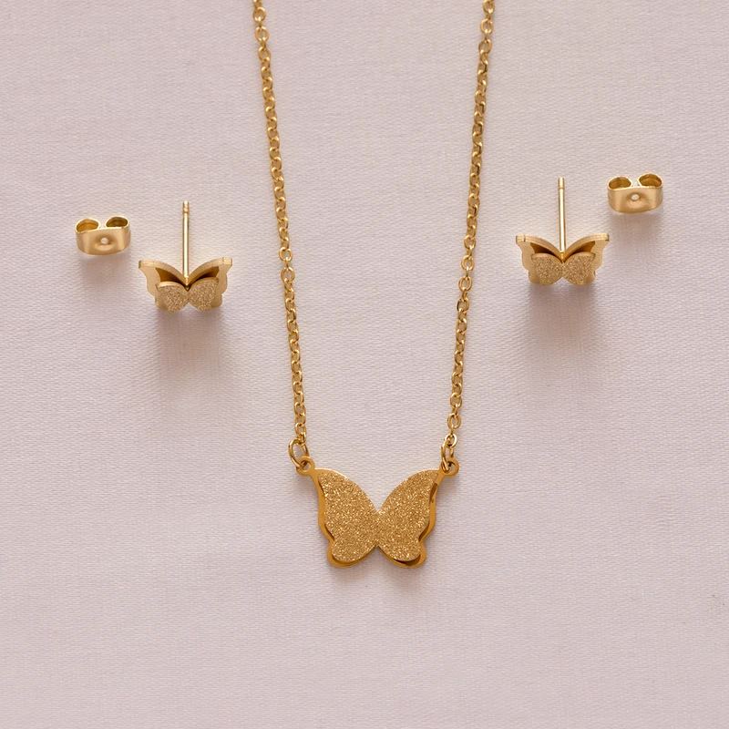 عکس شماره 3 : نیم ست زنانه مدل پروانه کد tdn470