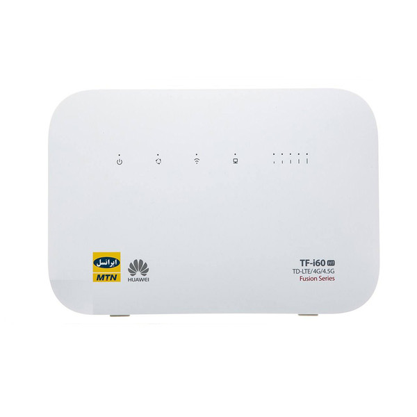 مودم 4G/TD-LTE ایرانسل مدل TF-i60 H1 همراه با 24 گیگابایت اینترنت 3 ماهه LTE و 1سیم دائمی و 1 سیم اعتباری