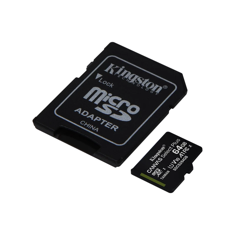 کارت حافظه microSDXC کینگستون مدل CANVAS کلاس 10 استاندارد UHS-I U1 سرعت 100MBps ظرفیت 64 گیگابایت به همراه آداپتور SD عکس شماره 2