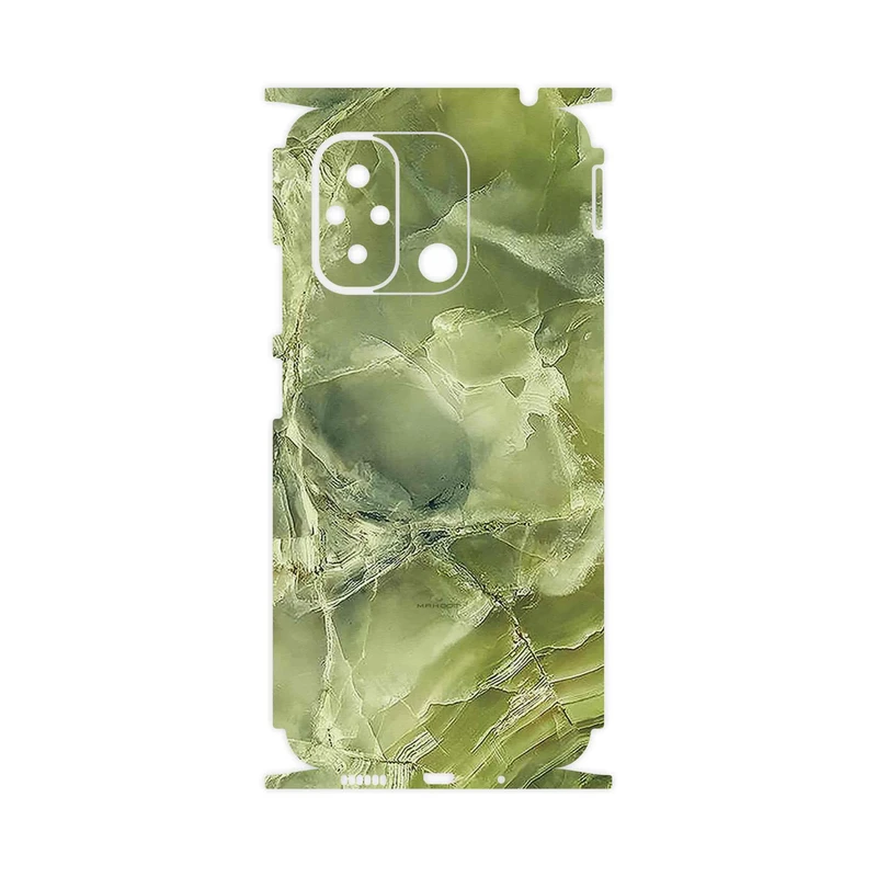 برچسب پوششی ماهوت مدل Green_Crystal_Marble-FullSkin مناسب برای گوشی موبایل شیائومی Redmi 12C