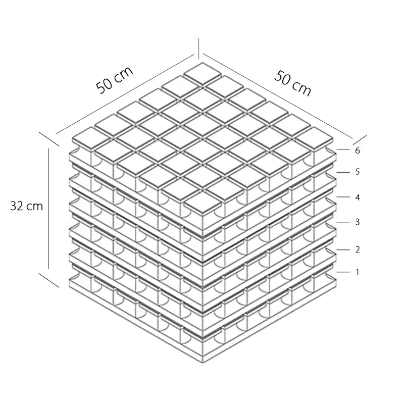 پنل آکوستیک مدل فلکسی A50 کد 50-P بسته 6 عددی