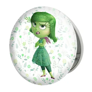 آینه جیبی خندالو طرح شخصیت نفرت انیمیشن اینساید Inside Out مدل تاشو کد 3558 