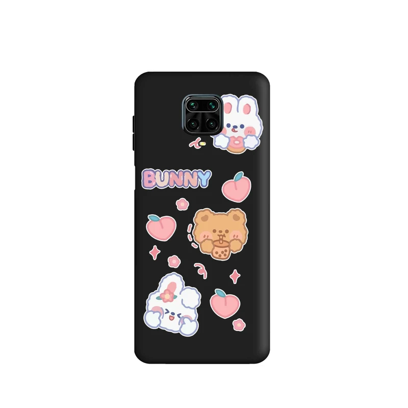 کاور قاب گارد طرح  خرگوش و هلو کد FF2631  مناسب برای گوشی موبایل  شیائومی  Redmi Note 9s / Redmi Note 9pro