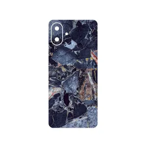 MAHOOT Broken black marble Cover Sticker for Samsung Galaxy A07