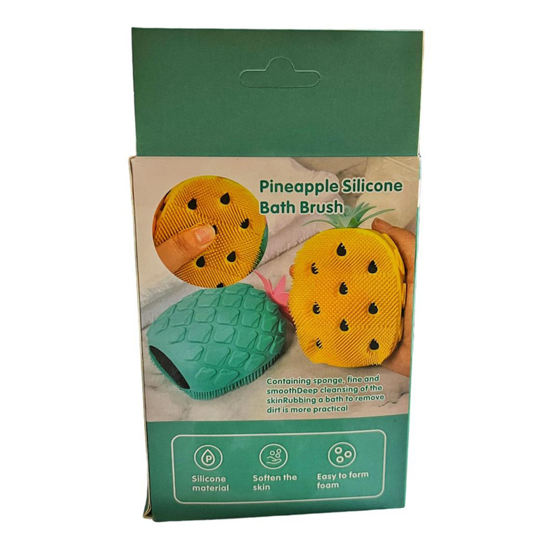 لیف حمام کودک مدل سیلیکونی آناناسی کد 77100-3