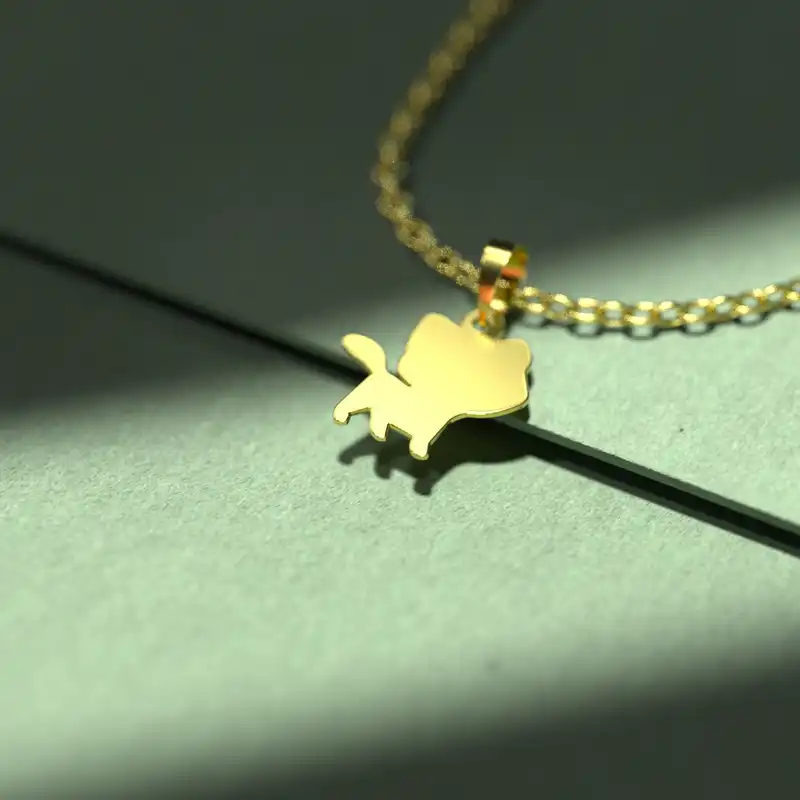 گردنبند طلا 18 عیار زنانه مدوپد مدل حیوان کد A3-1-1224