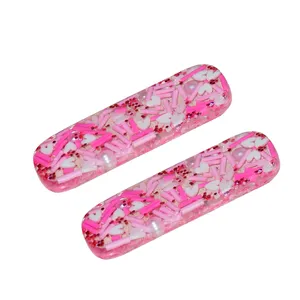 گیره مو زنانه مدل پینک مجموعه 2 عددی