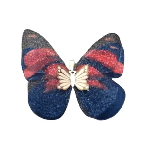 آویز گردنبند طلا 18 عیار زنانه مدل پروانه کد K67