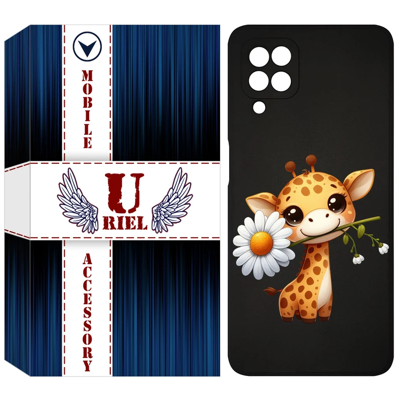 کاور یوریل مدل KSH کد 38 طرح زرافه مناسب برای گوشی موبایل سامسونگ Galaxy A22 4G / M32 4G / M22 4G