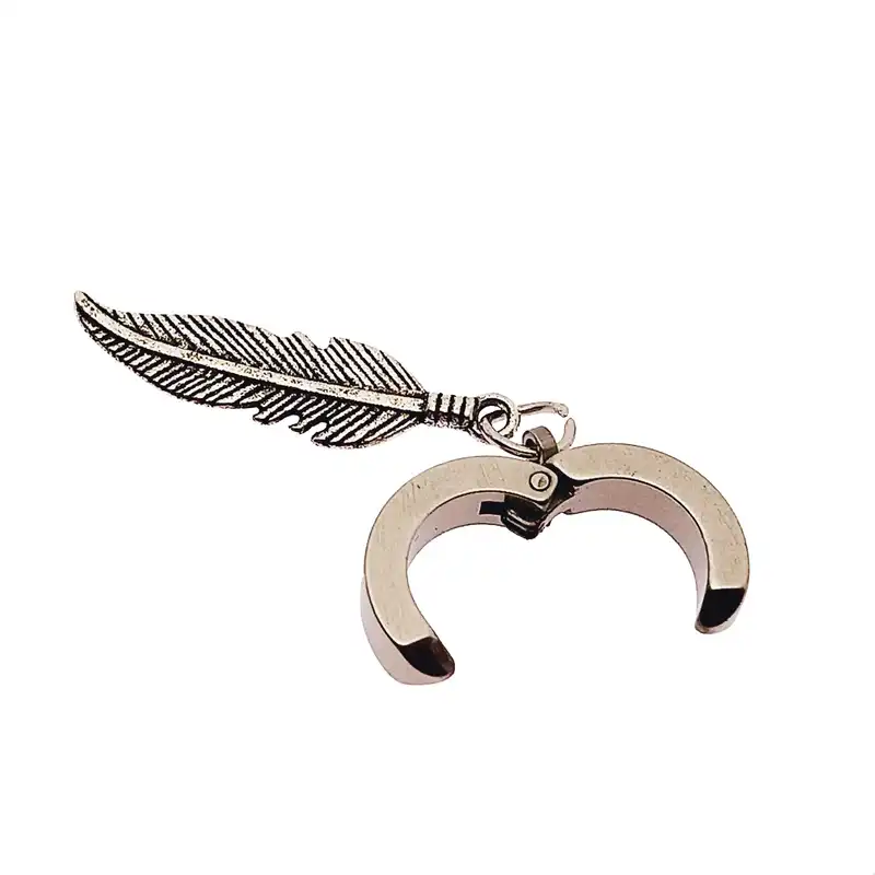 پیرسینگ گوش طرح پر مدل 377PRMZ