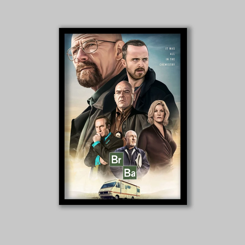 تابلو مدل سریال بریکینگ بد Breaking Bad کد LA-G10248-2