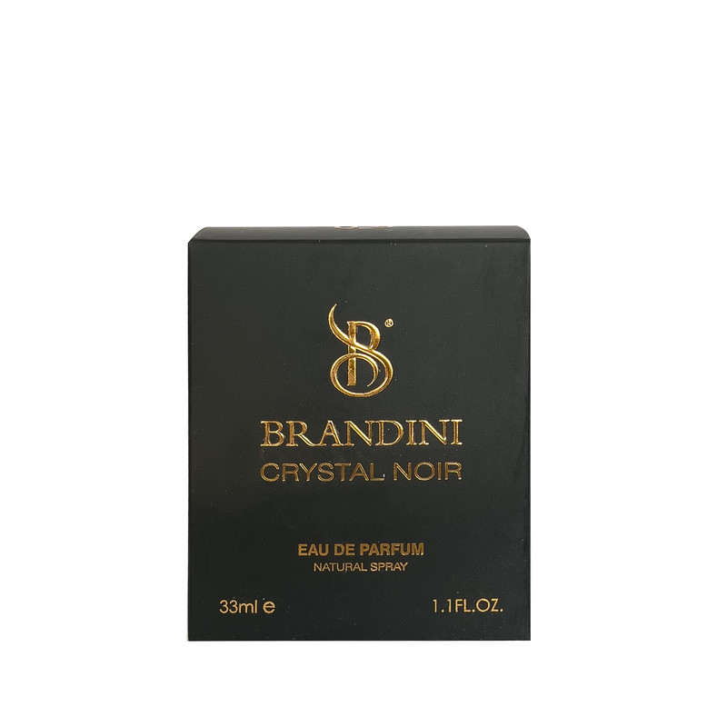 عطر جیبی زنانه  برندینی مدل Crystal Noir حجم 33 میلی لیتر