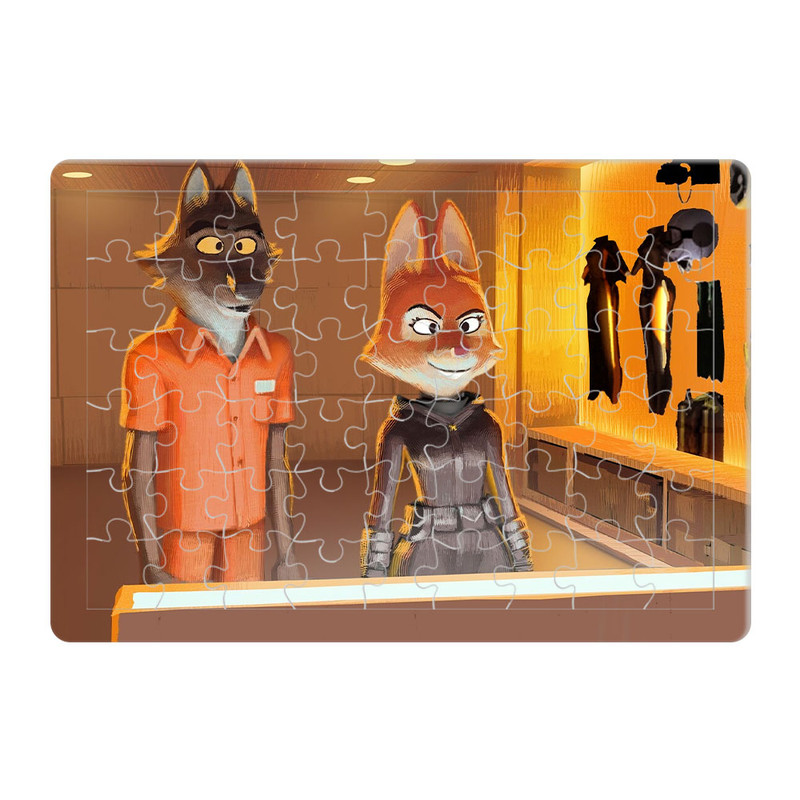 پازل 54 تکه هومرو مدل PL539 طرح انیمیشن بچه‌های بد