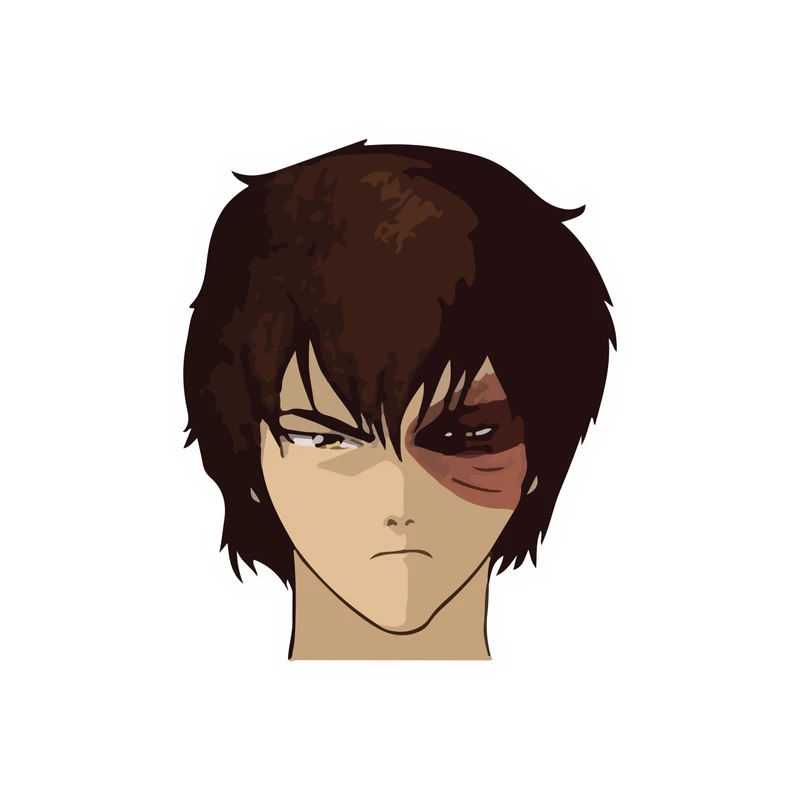 برچسب لپ تاپ پویا مارکت طرح پرنس زوکو کد 1592