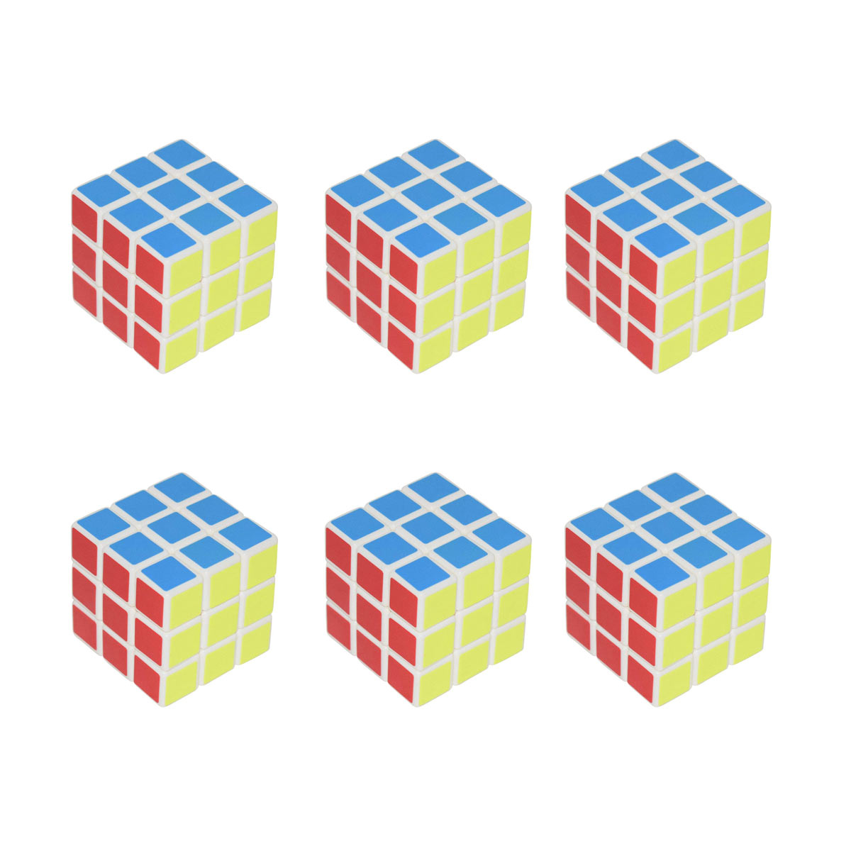 مکعب روبیک فن تسی مدل Magic Cube بسته 6 عددی