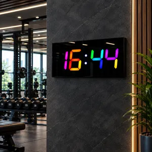 ساعت دیواری دیجیتال مدل RGB 25x60