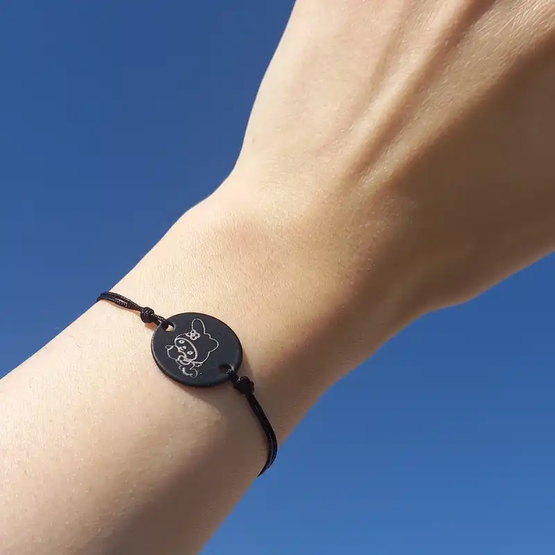 دستبند مدل ست دوستی گربه کورومی بسته 2 عددی