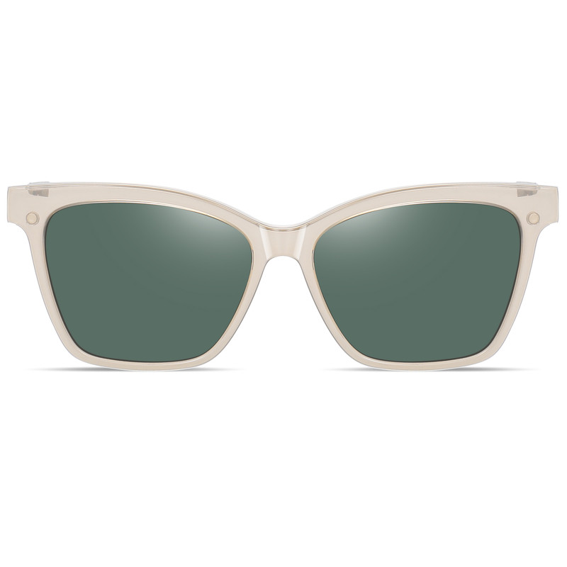 فریم عینک طبی مدل CG7704C690-P265 Polarized Double Switch به همراه کاور آفتابی