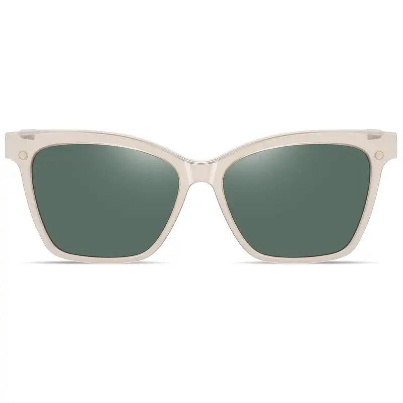 فریم عینک طبی مدل CG7704C690-P265 Polarized Double Switch به همراه کاور آفتابی