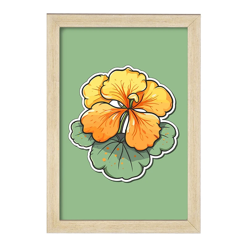 تابلو خندالو مدل گل و گیاه کد 36596