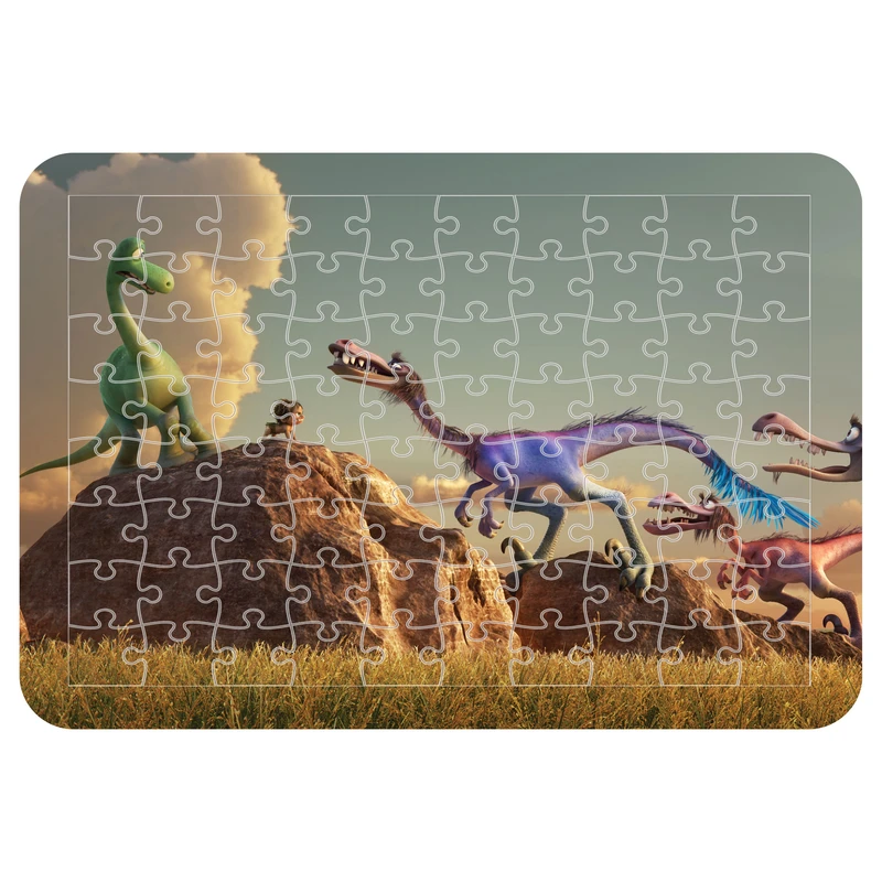 پازل 54 تکه مدل CHB1360 طرح انیمیشن دایناسور خوب