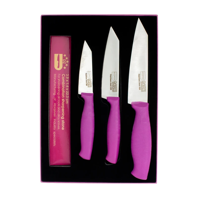 ست چاقو چهار پارچه ثمین دست زنجان مدل SDZ22N-111
