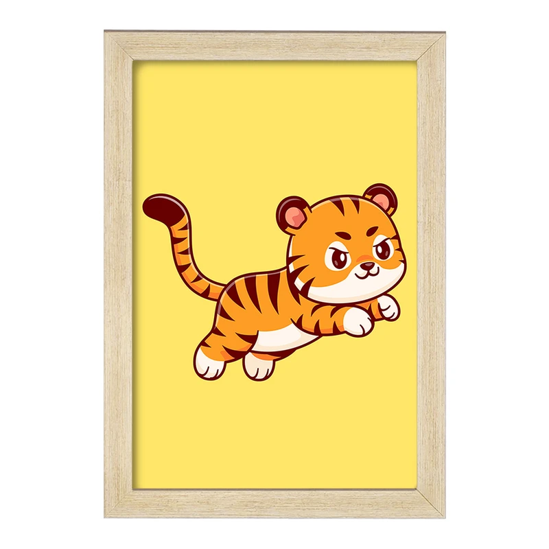 تابلو خندالو مدل  حیوانات بامزه ببر کد 25428