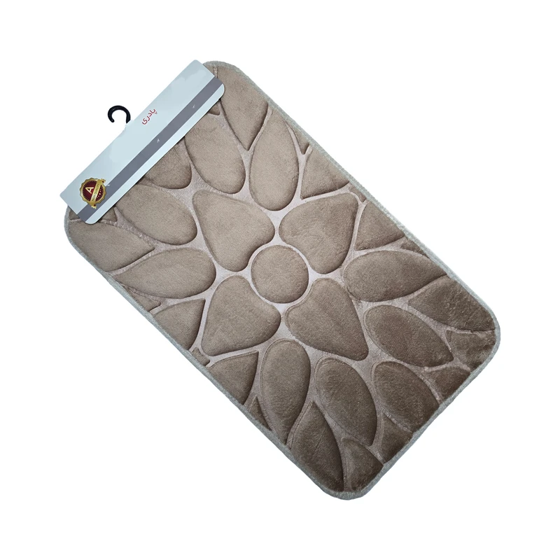 پادری مدل مخمل گلبرگ دل سایز 76x50x1.5 سانتی‌متر مناسب برای فضای داخلی