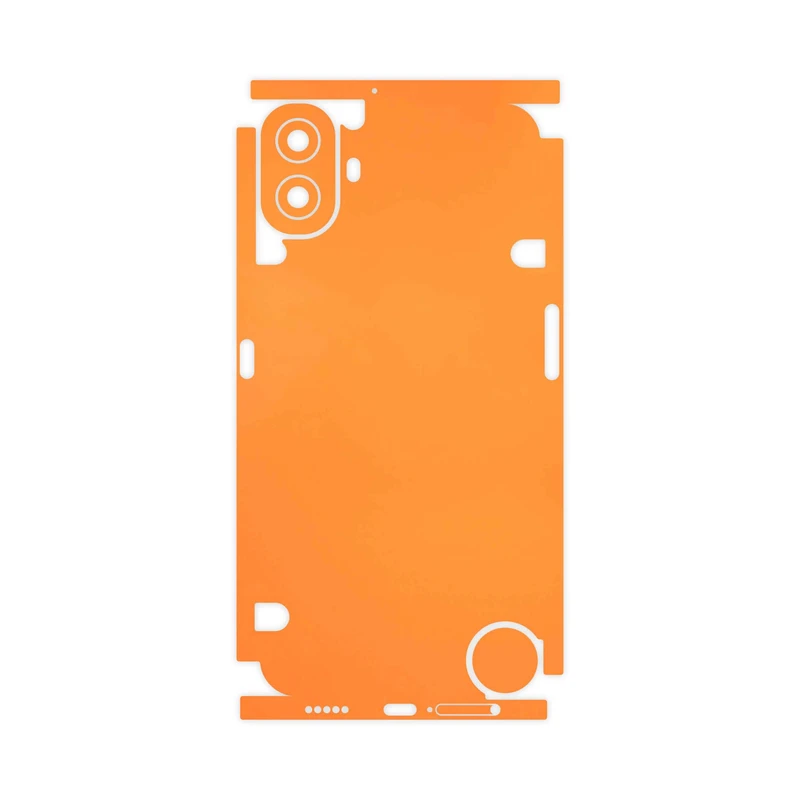 برچسب پوششی ماهوت مدل Matte-Orange-FullSkin مناسب برای گوشی موبایل ناتینگ CMF Phone 1