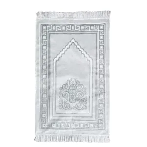 سجاده مدل گل برجسته براق