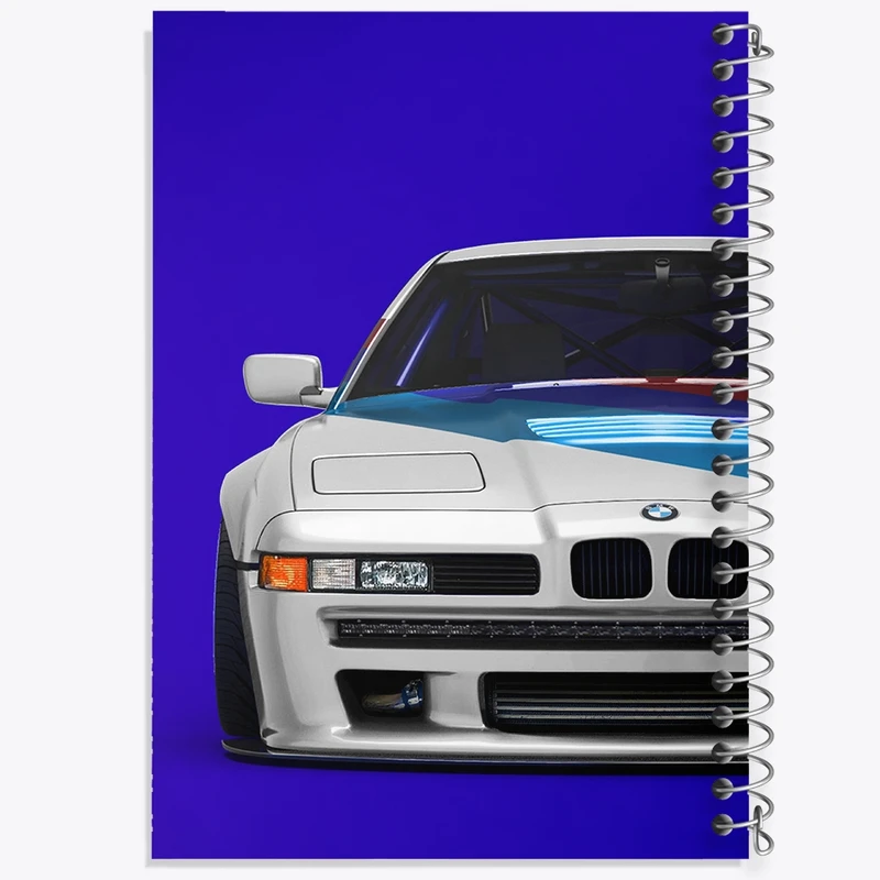 دفتر شطرنجی 50 برگ خندالو مدل ماشین بی ام دبلیو (BMW) کد F1011