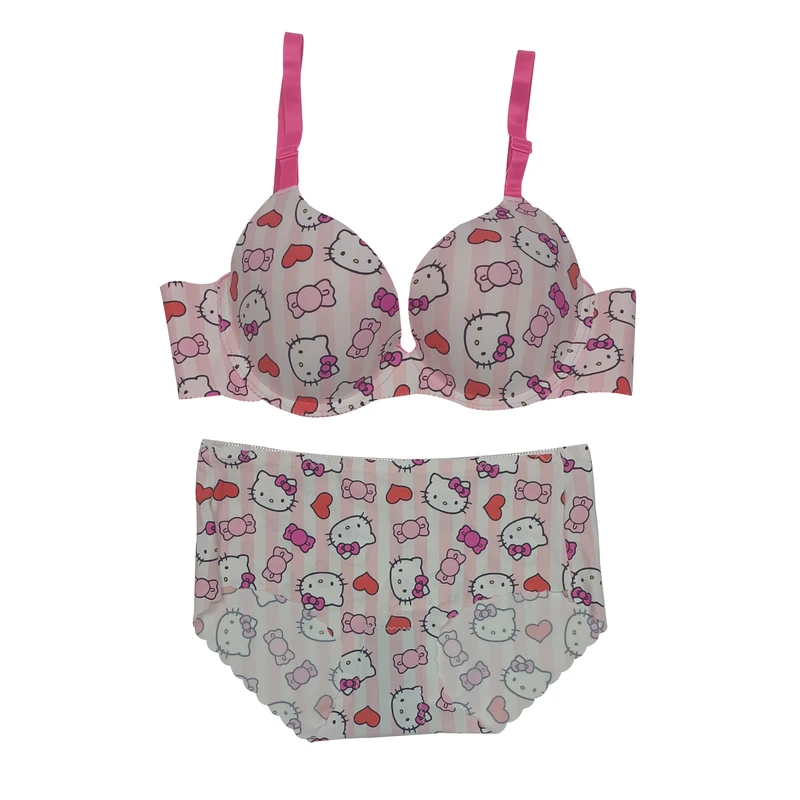 ست شورت و سوتین زنانه مدل اسفنجی نازک لیزری