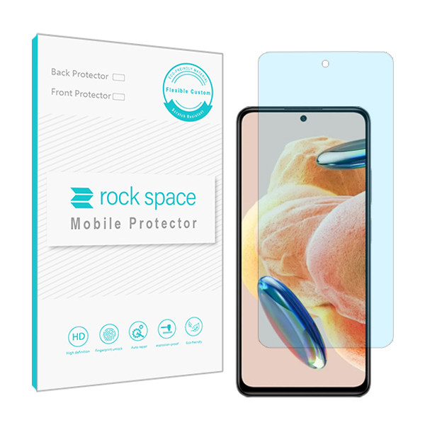 محافظ صفحه نمایش ضد اشعه آبی راک اسپیس مدل HyBLU مناسب برای گوشی موبایل شیائومی Redmi Note 12 Pro 4G 