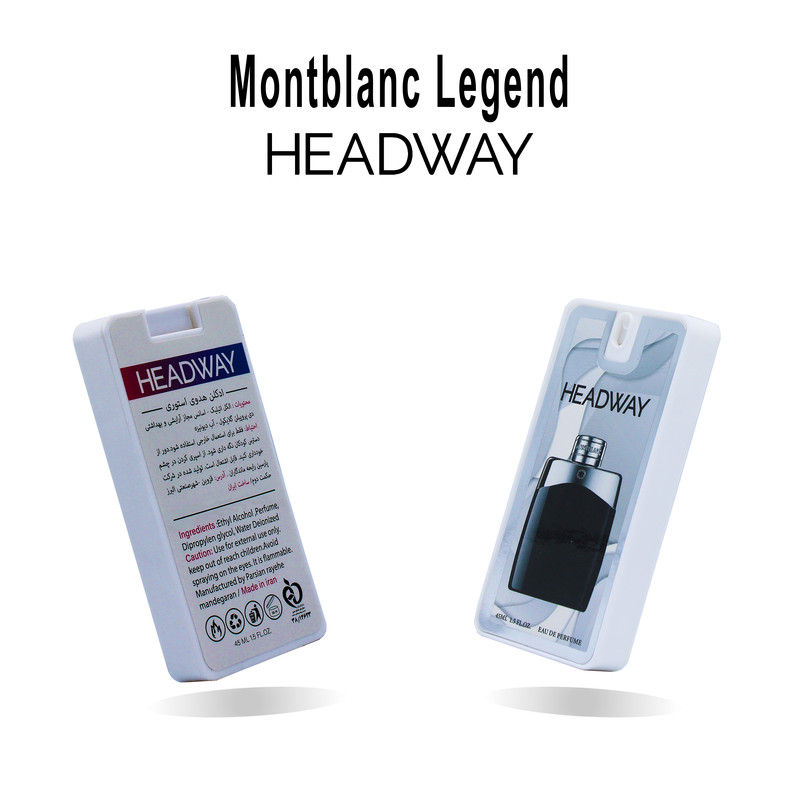 عطر جیبی مردانه هدوی مدل مون بلان لجند حجم 45 میلی لیتر