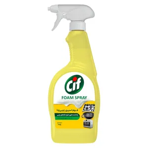 اسپری فوم پاک کننده چربی زدا سطوح سیف مدل رایحه لیمو  - 750 میلی لیتر