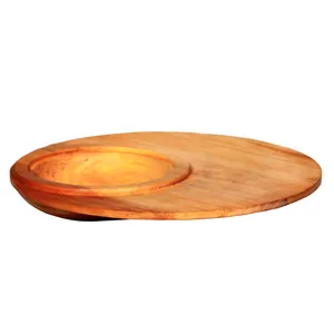 ظرف سرو همبرگر طرح گرد