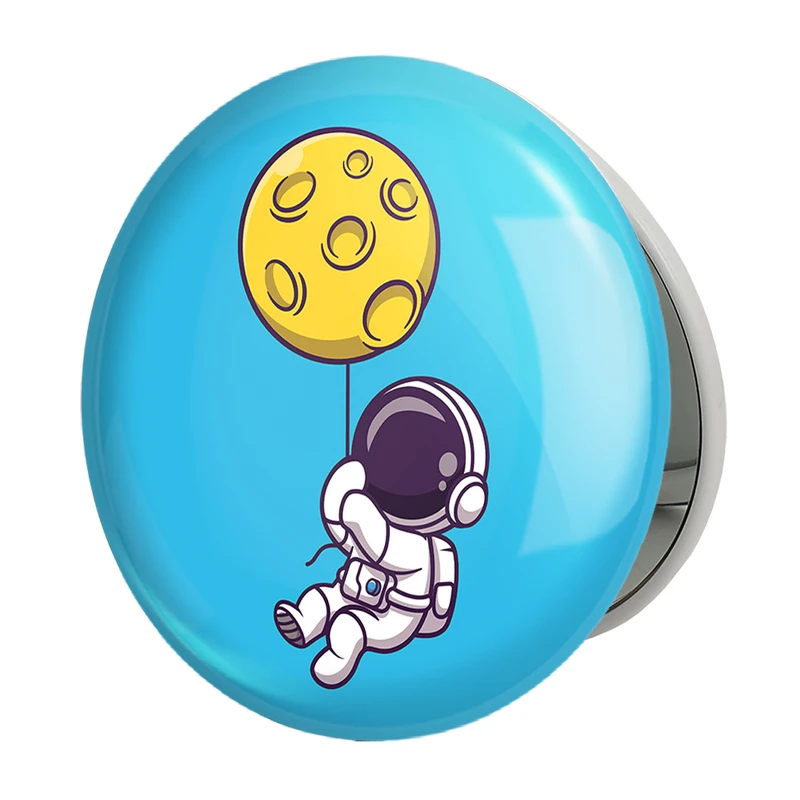 آینه جیبی خندالو طرح فضانورد مدل تاشو کد 25100 