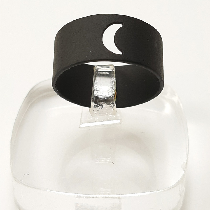 انگشتر زنانه مدل ماه کاپل کد Rcs6 مجموعه 2 عددی