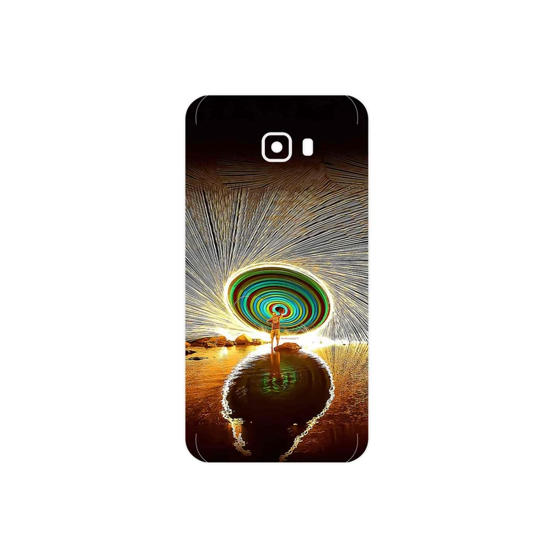 برچسب پوششی ماهوت مدل Night Light Fountain مناسب برای گوشی موبایل سامسونگ Galaxy C7 Pro