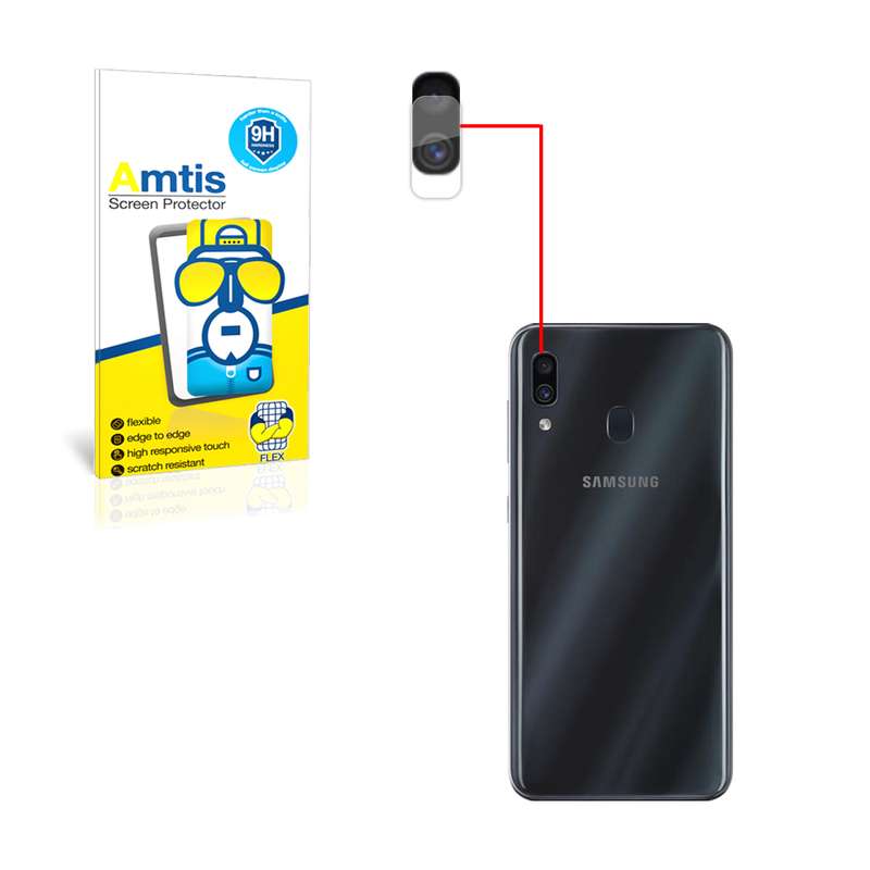 محافظ لنز دوربین امتیس مدل a30 مناسب برای گوشی موبایل سامسونگ GALAXY A30