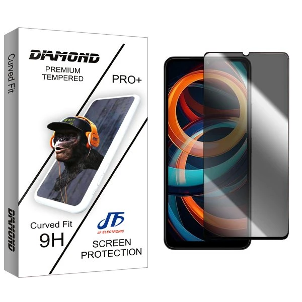 محافظ صفحه نمایش حریم شخصی جی اف مدل Diamond مناسب برای گوشی موبایل شیائومی Redmi A3