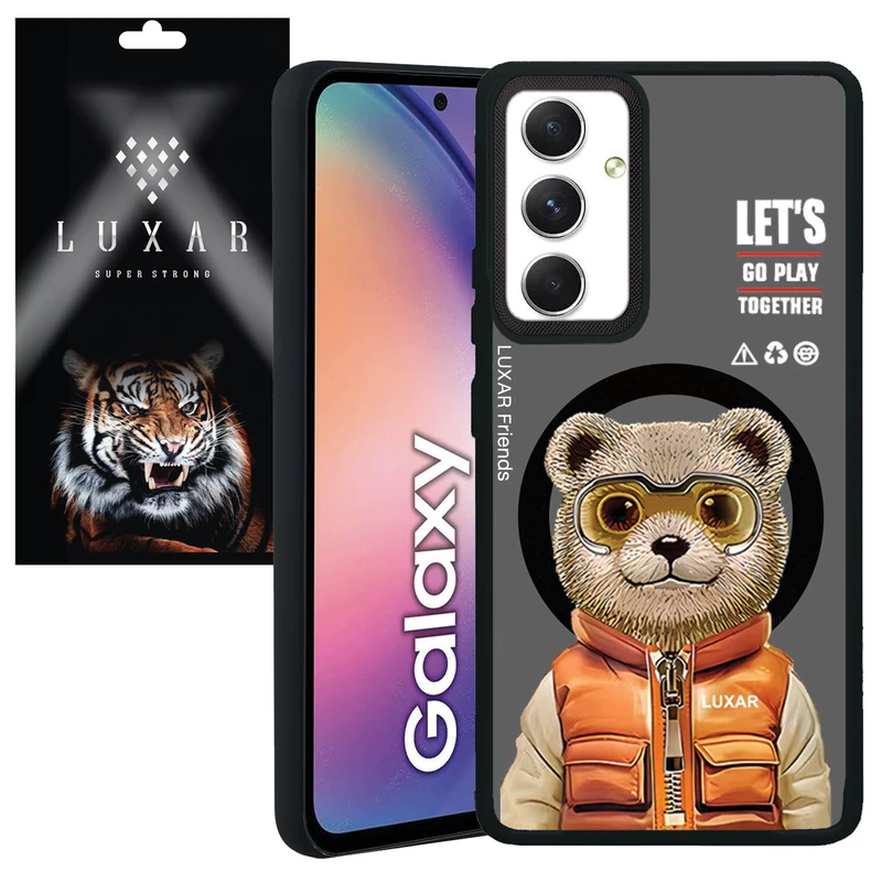 کاور لوکسار مدل a54 - Teady Bear مناسب برای گوشی موبایل سامسونگ Galaxy A54 / A54 5G