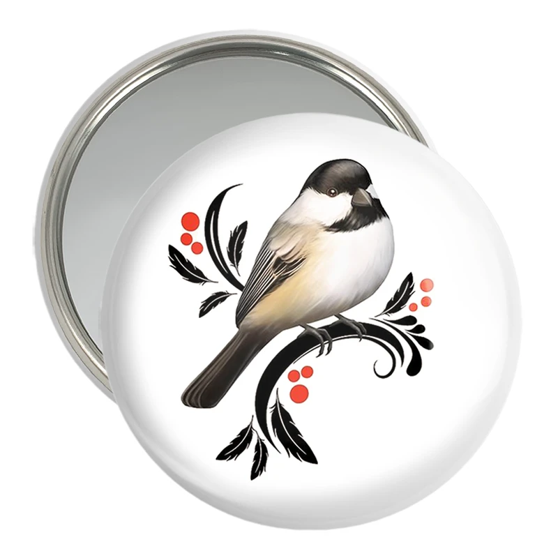 آینه جیبی خندالو مدل پرندگان زینتی کد 30505