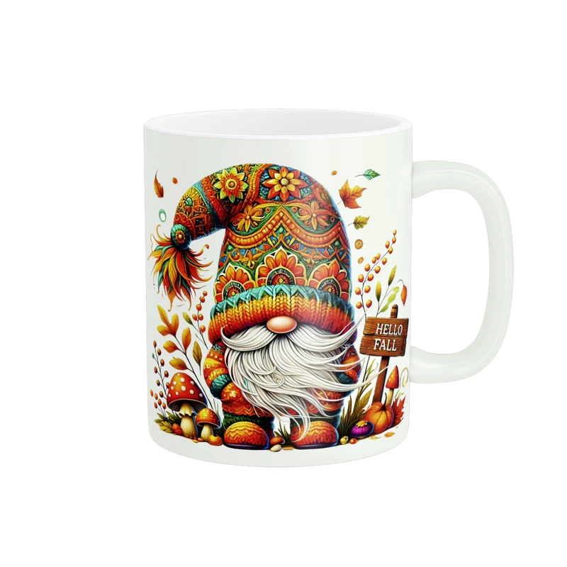 ماگ پادآفرین مدل پاییز طرح عروسکی کد PM648