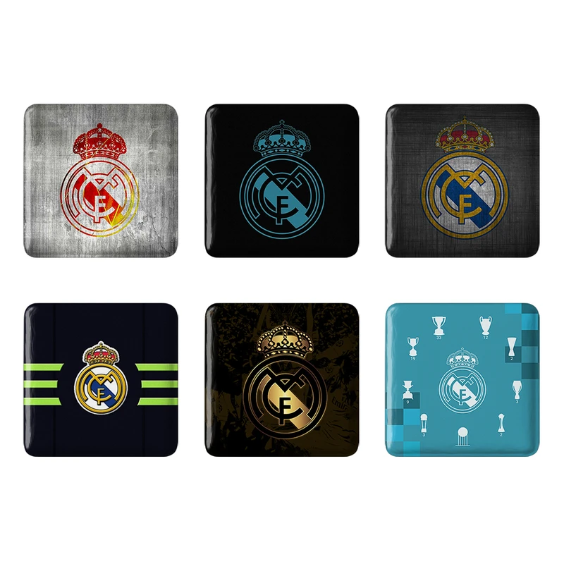مگنت خندالو طرح باشگاه رئال مادرید Real Madrid کد 1695A مجموعه 6 عددی