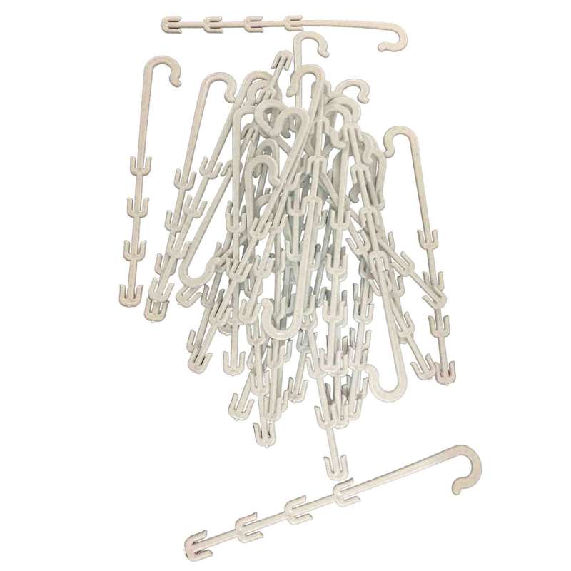 قلاب نگهدارنده بوته گلخانه مدل 4 پایه کدTURKIE.a بسته 20 عددی