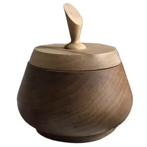 قندان چوبی مدل کدو